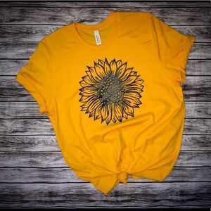 Custom Sunflower Tee